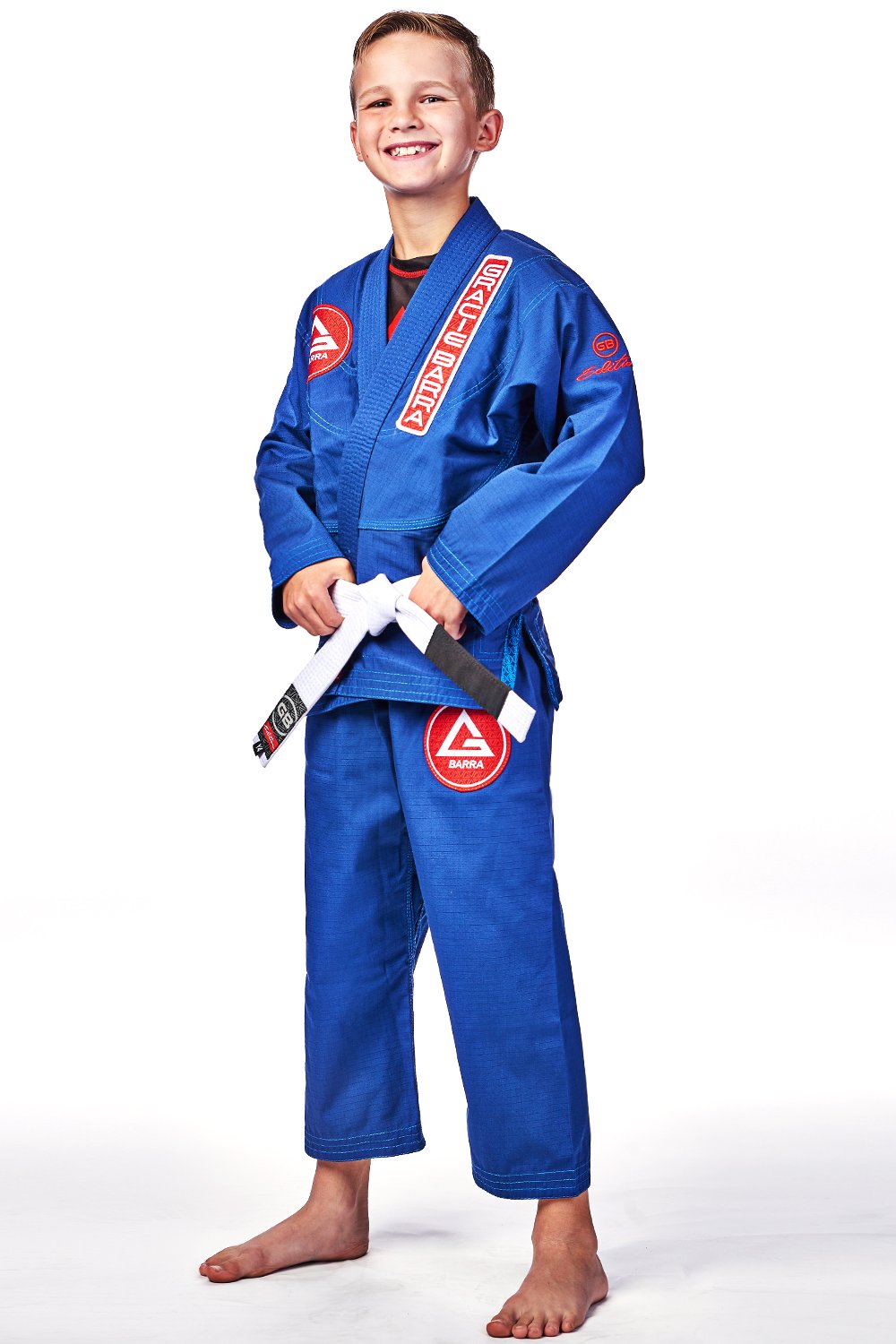 GBK Lite Ripstop Kimono w/ Belt - Blue - GB Wear Australia