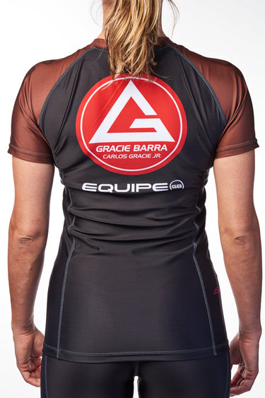 Womens Ranked Rashguard V2 - Brown - GB Wear Australia