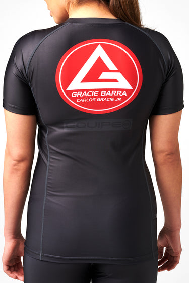 GB Edition S/S Womens Ranked Rashguard - Black - GB Wear Australia