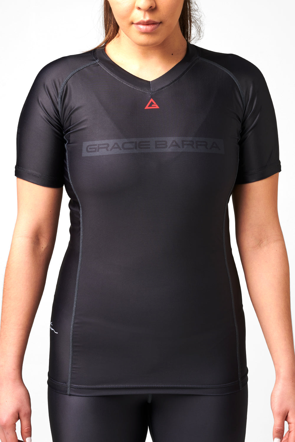 GB Edition S/S Womens Ranked Rashguard - Black - GB Wear Australia
