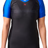 GB Edition S/S Womens Ranked Rashguard - Blue - GB Wear Australia
