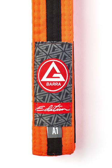 GB Edition Youth Belt - Orange/Black - GB Wear Australia