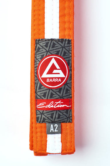 GB Edition Youth Belt - Orange/White - GB Wear Australia