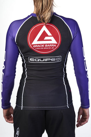 Womens Ranked Rashguard L/S - Purple - GB Wear Australia