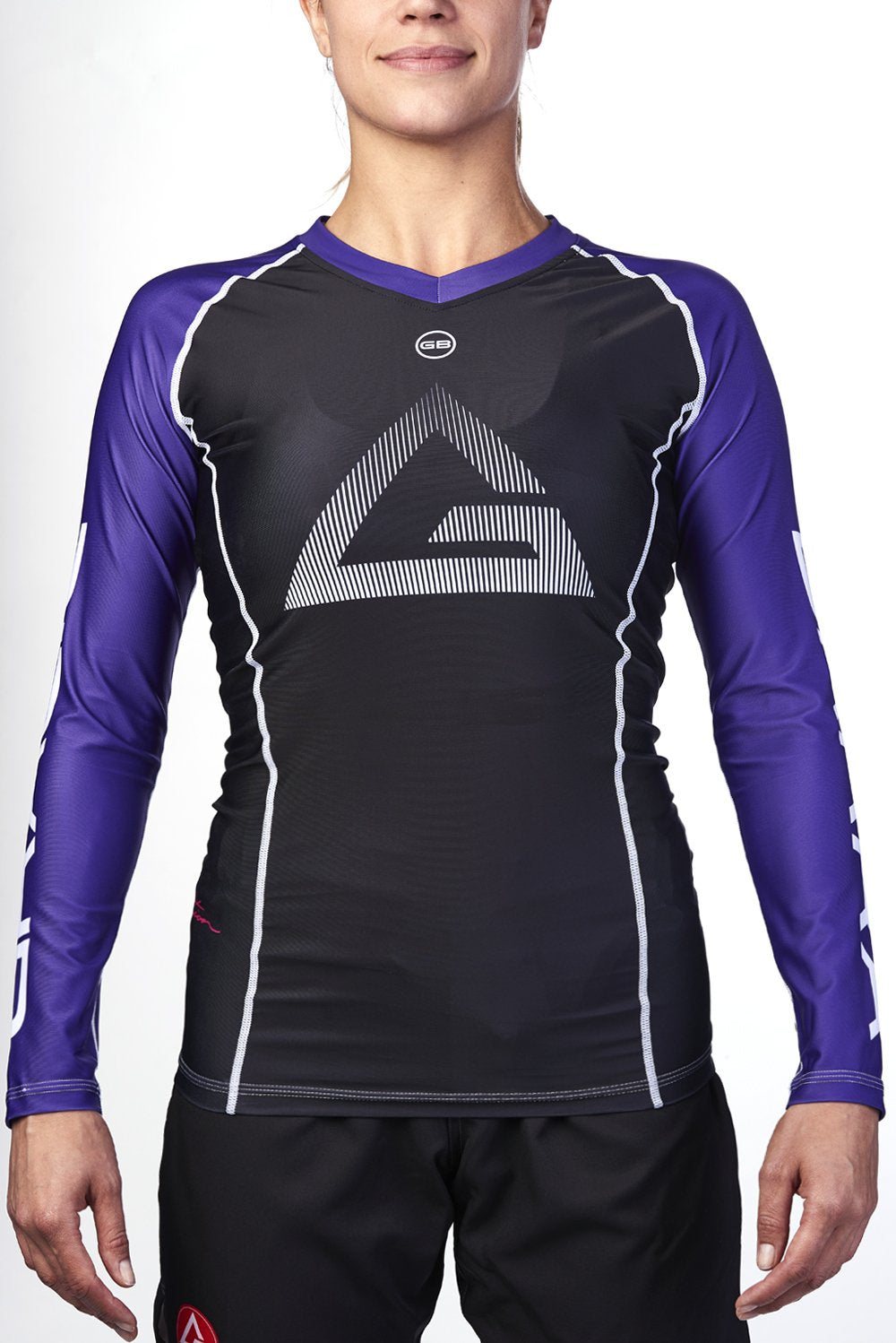 Womens Ranked Rashguard L/S - Purple - GB Wear Australia