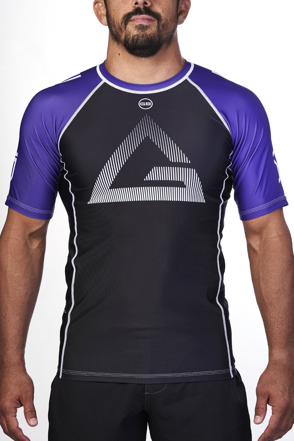 Unisex Ranked Rashguard S/S - Purple - GB Wear Australia