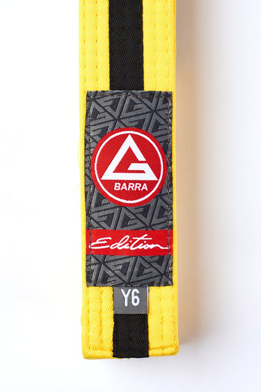 GB Edition Youth Belt - Yellow/Black - GB Wear Australia